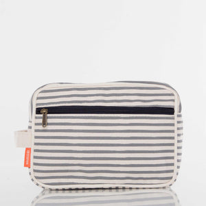 Gray Stripes Travel Kit