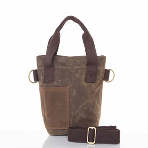 Olive Wine Bottle Tote