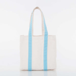 Baby Blue Four Bottle Wine Carrier