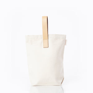 Leather-Grip Wine Carrier For Two Bottles