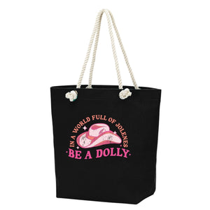 Be A Dolly Black Castaway Tote