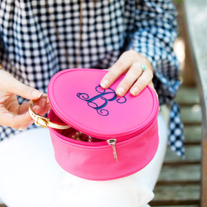 Hot Pink Jewelry Case 