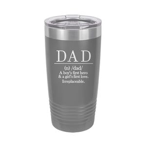 Definition Of Dad Grey 20 oz. Insulated Tumbler