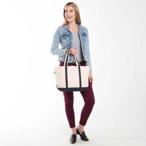 Navy Medium Classic Tote