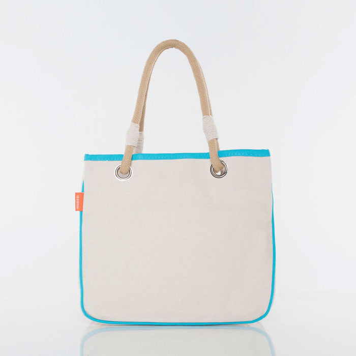 Turquoise Rope Tote