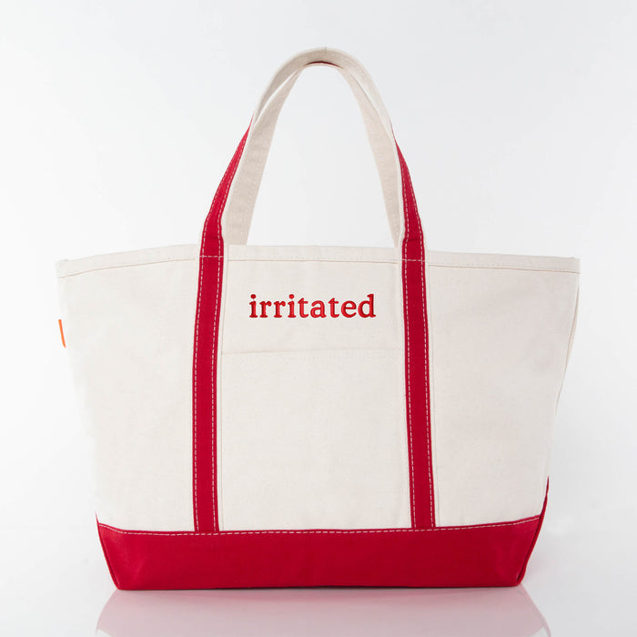 Large Classic Tote - irritated