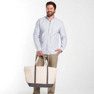 Gray Large Classic Tote
