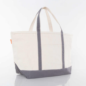 Gray Large Classic Tote