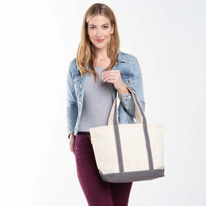 Gray Medium Classic Tote