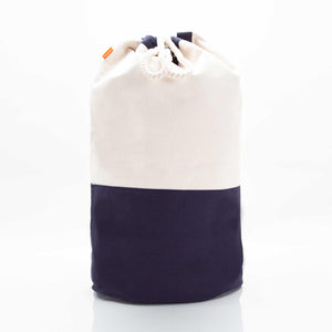 Navy Laundry Duffel Bag