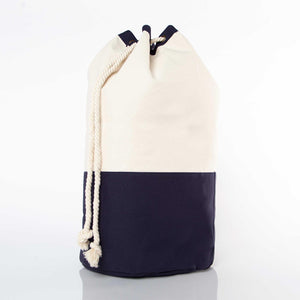 Navy Laundry Duffel Bag