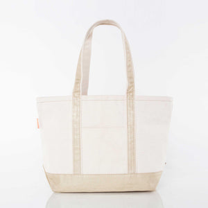 Metallics Medium Classic Tote Gold