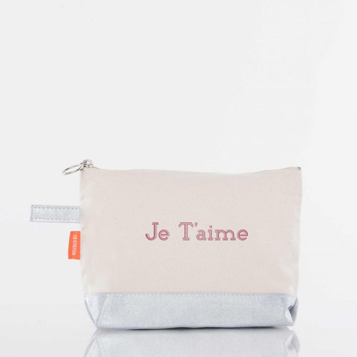 Metallics Makeup Bag - Je T'aime