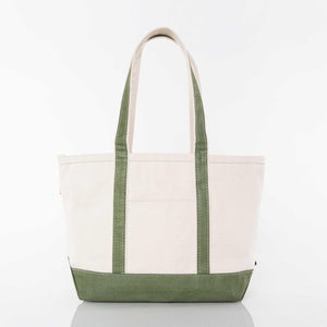 Metallics Medium Classic Tote Green