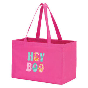 Preppy Hey Boo Hot Pink Ultimate Tote