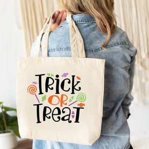 Trick or Treat Canvas Tote 1