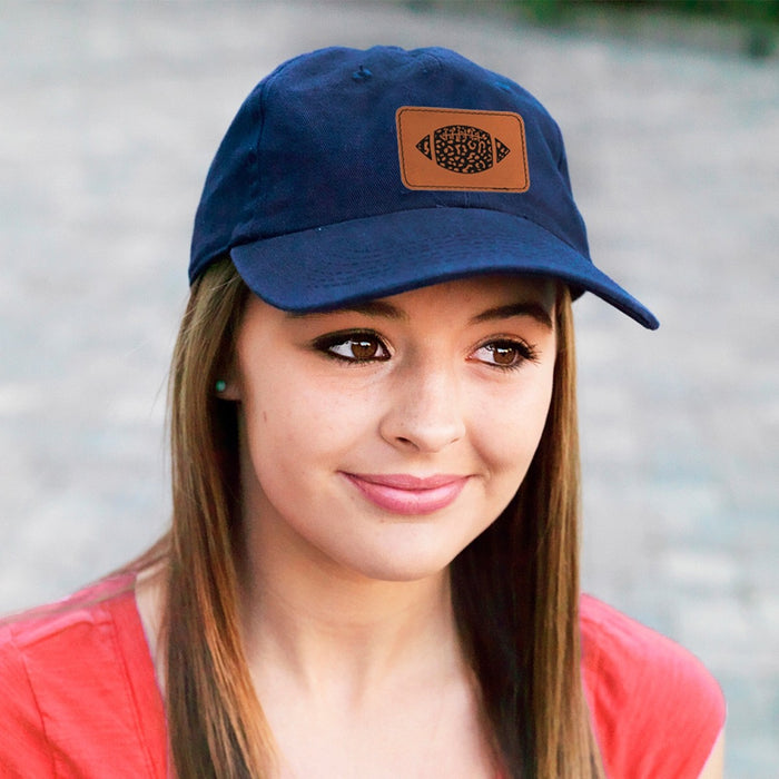 Leopard Football Patch Navy Cap