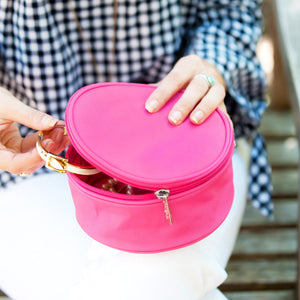 Hot Pink Jewelry Case