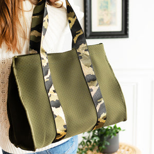 Camo Neoprene Tote