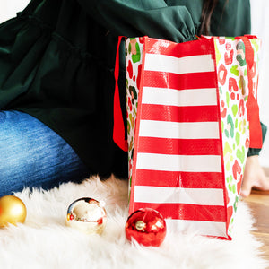 Festive Leopard Gift Bag