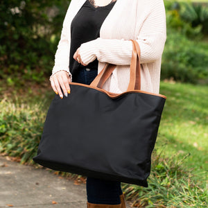 Black Nylon Ally Tote