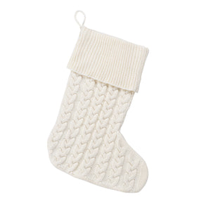 Creme Knit Stocking 