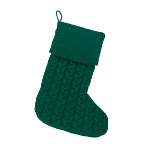 Hunter Green Knit Stocking 