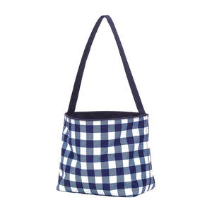 Navy Check Easter Bucket 