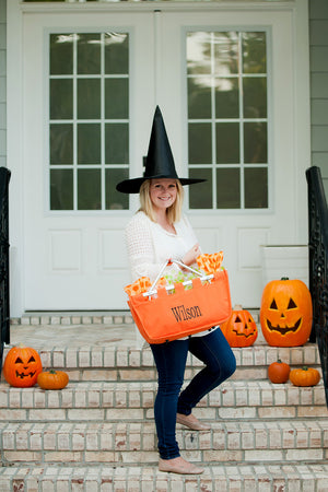 Orange Market Tote 