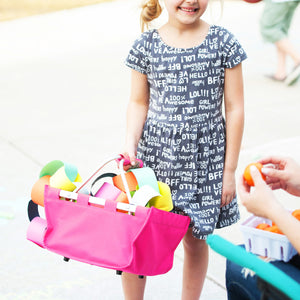 Mini Hot Pink Market Tote