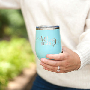 Feeling Beachy Teal 12 oz. Insulated Tumbler