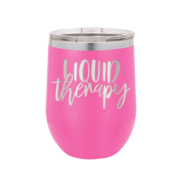 Liquid Therapy Pink 12 oz. Insulated Tumbler