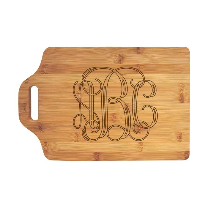 Vine Initials Cutting Board