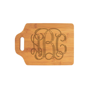 Vine Initials Cutting Board Small