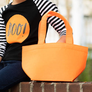 Orange Felt Bucket